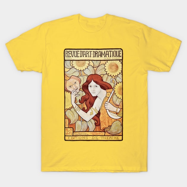 Cover for Revue D'art Dramatique T-Shirt by UndiscoveredWonders